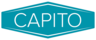 Ein türkisfarbenes Logo in Form eines aufrechten Rechtecks mit der Aufschrift "CAPITO" in weißer, moderner Schrift.