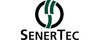 Das Bild zeigt das Logo von SenerTec. Es besteht aus einem schwarzen Kreis mit einem stilisierten grünen Symbol in der Mitte. Unterhalb des Kreises steht der Schriftzug "SenerTec" in einem modernen, klaren Schriftstil.