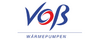 Logo der Firma VOB mit dem Schriftzug "Wärmepumpen". Die Buchstaben "VOB" sind in Blau und Rot gehalten, wobei das "O" einen geschwungenen Design-Effekt aufweist.